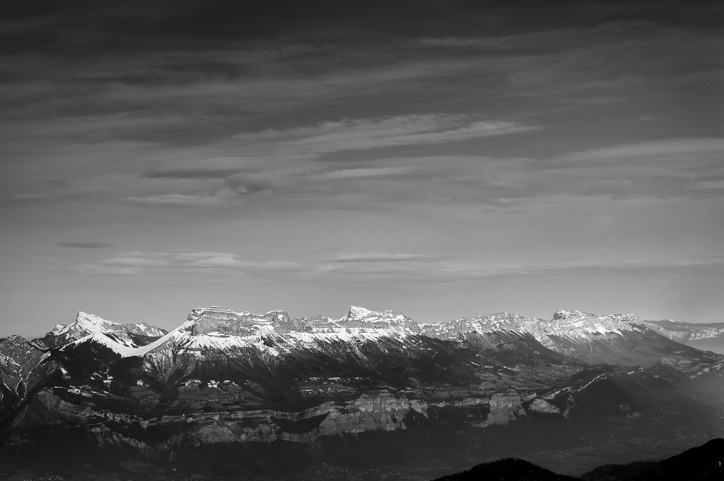 Chartreuse Mountains from Chamrousse, Feb. 14, 2017