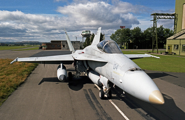 162457 F-18A USMC @ Edinburgh c1987