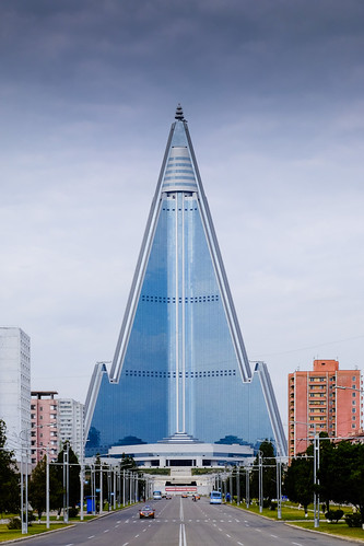The iconic Ryugyong Hotel