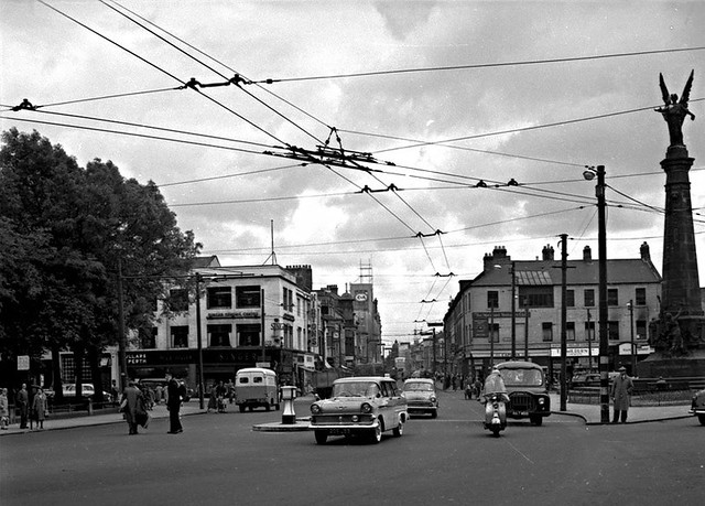 Looking down Northumberland Street, 1961