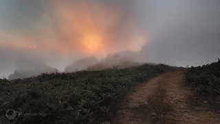 Sicilian foggy sunset, 02