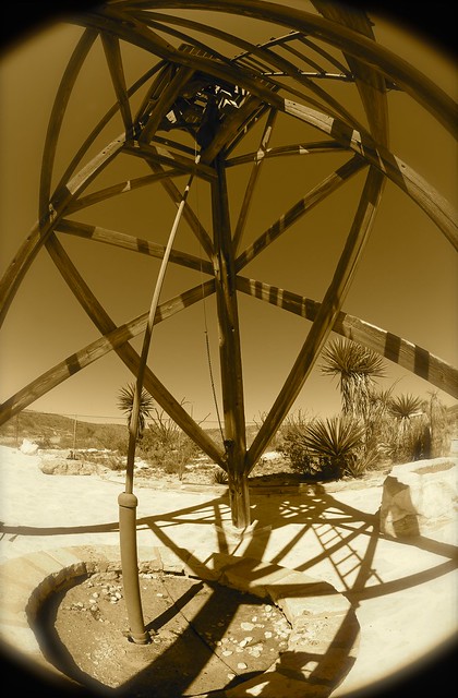 Water well at visitor center in Langtry TX