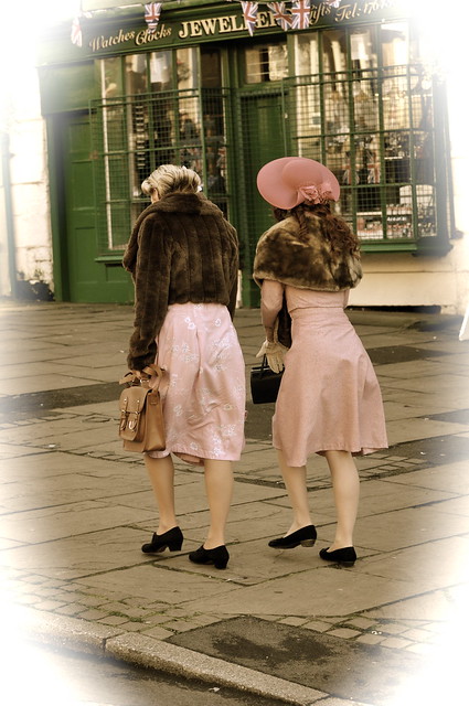 Pink little maids, Pickering wartime weekend 2014