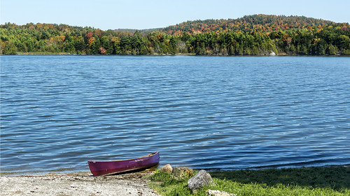 pond vermont canoe shelburne