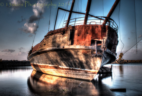 old ontario abandoned dead ship harbour rusted derelict stranded qew listing ghostship jordanstation leprogress