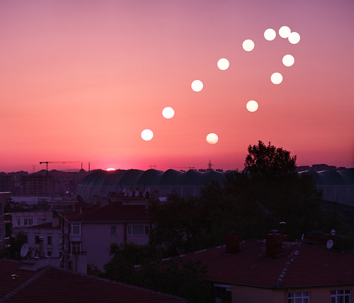 MercuryTransitAnalemma by ttezel, Back in 2012, I had photographed a sunrise analemma from Baku, Azerbaijan in 2012, which included Ve