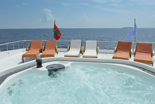 Jacuzzi sul sun deck