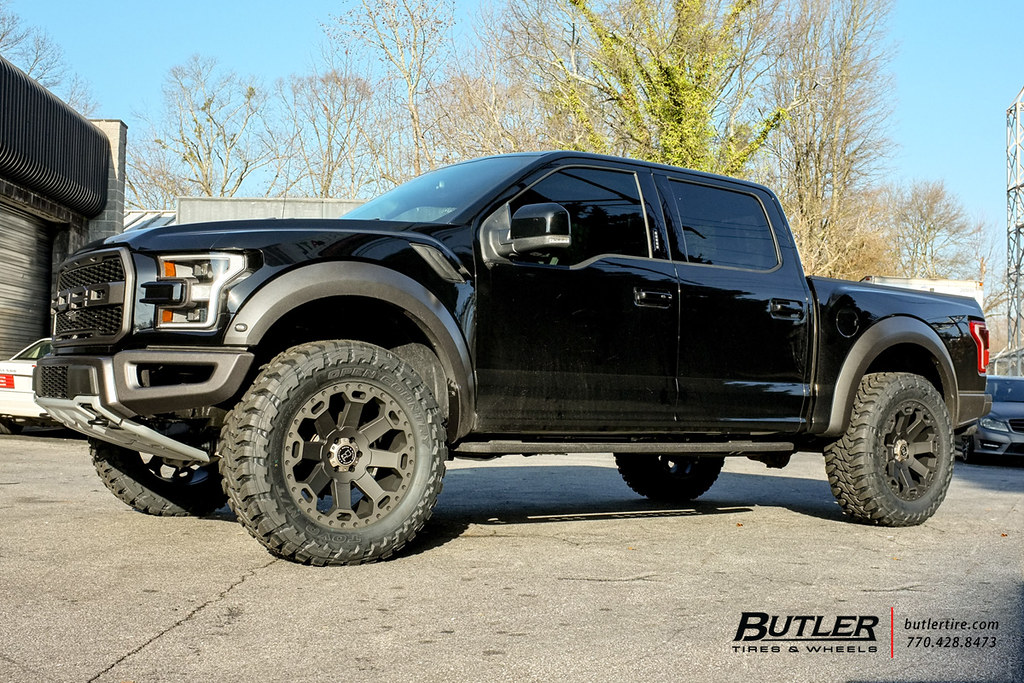 2017 Ford Raptor with 22in Black Rhino Warlord Wheels and 37in Toyo ...
