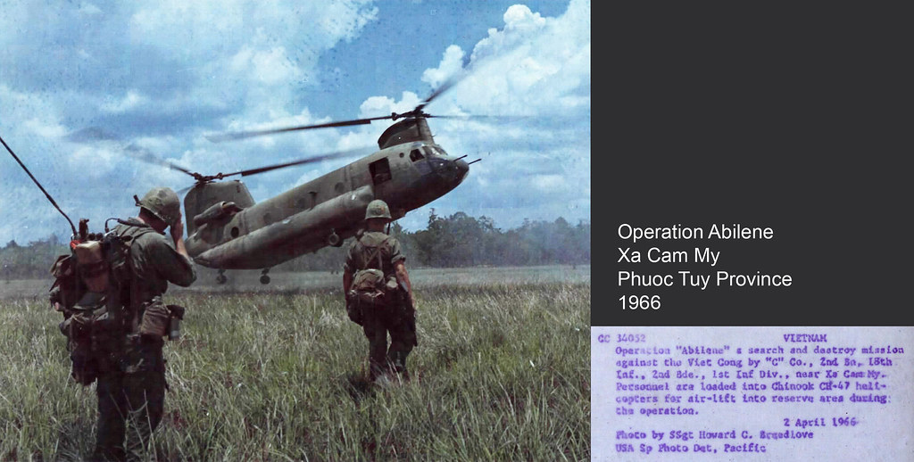 Operation Abilene - Xa Cam My, Phuoc Tuy Province,  April 1966