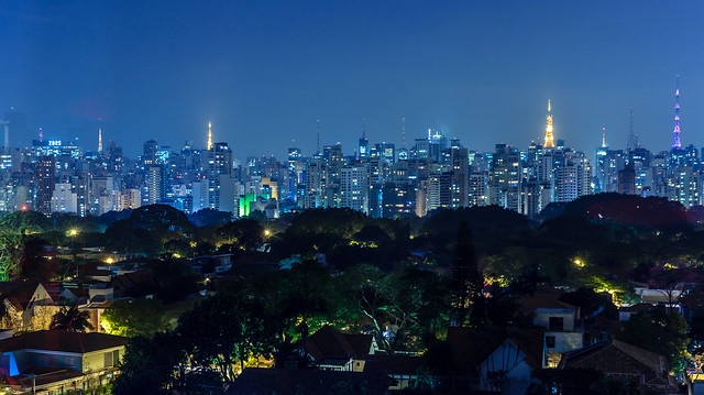 Sao Paulo night, Brazil