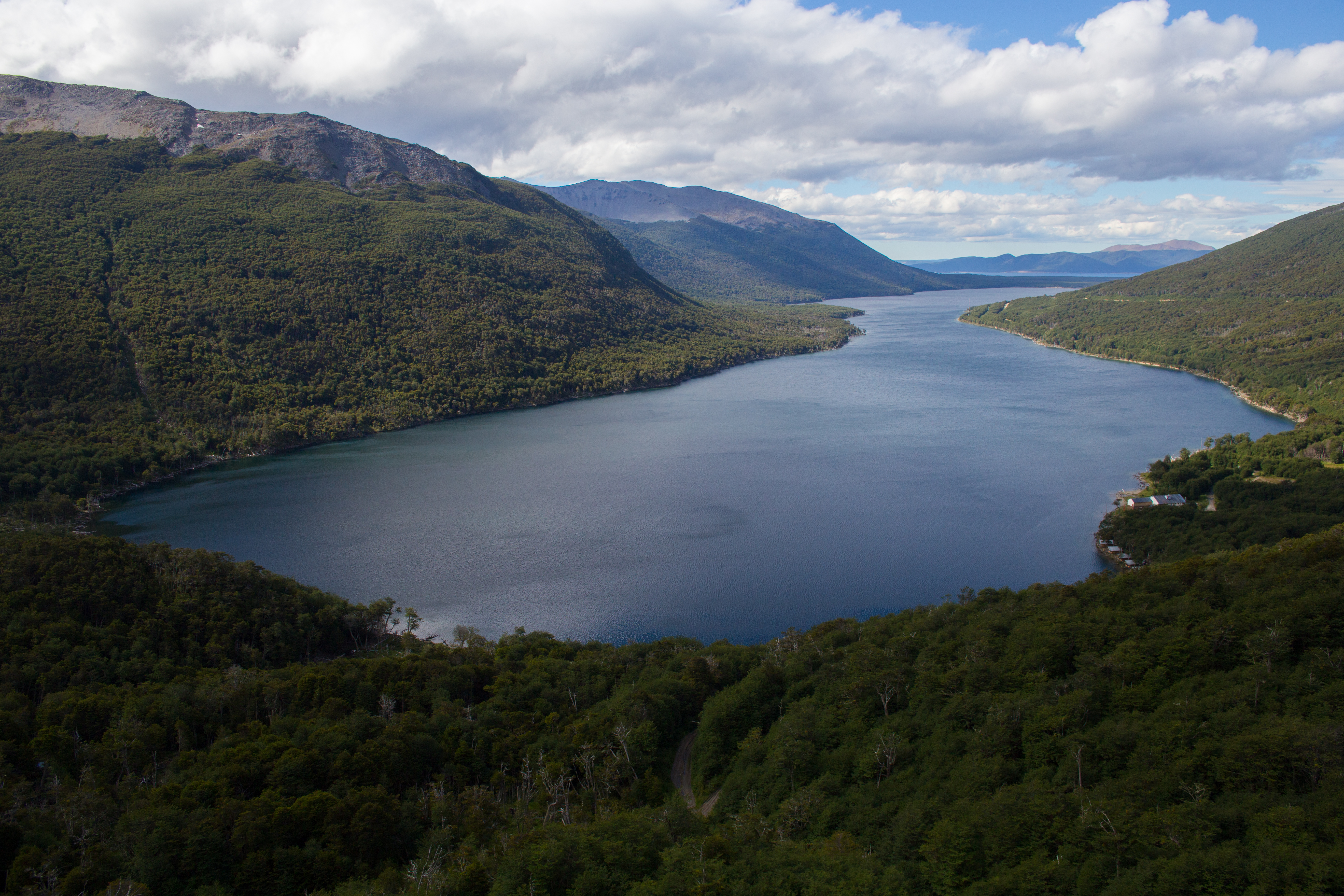 Lake Lago Fagnano - Tierra del Fuego view, Argentina