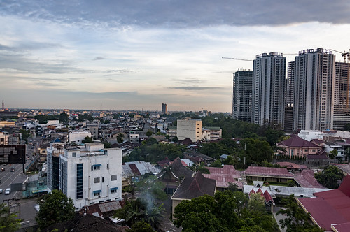 city medan downtown building urban sumatera indonesia landscape hdr