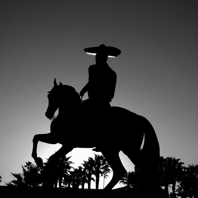 Oct. 28, 2014: Statue of Antonio Aguilar in Los Angeles.