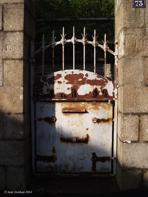 An old metal gate...