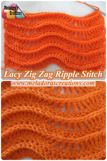 Lacy Zig Zag Ripple Stitch