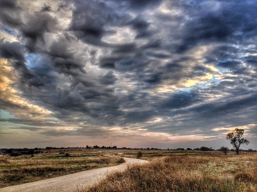 Perfect sky by Marcosnr92, blue sunset green landscape gold spain place cloudy horizon precious beatiful colourfull