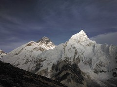 Everest (8848m) and Nuptse (7861m)
