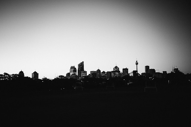 The city from Moore Park, 2016.