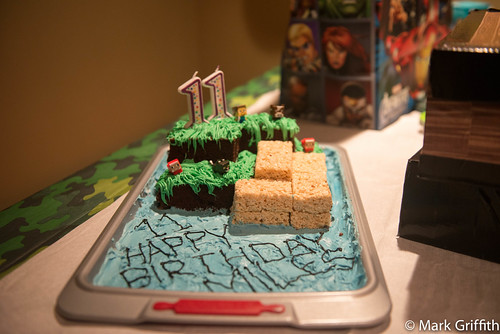 Miles Minecraft Cake