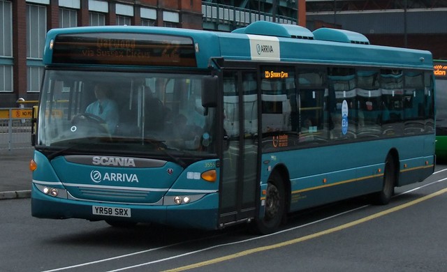 3555 YR58SRX Seen at Derby bus stn