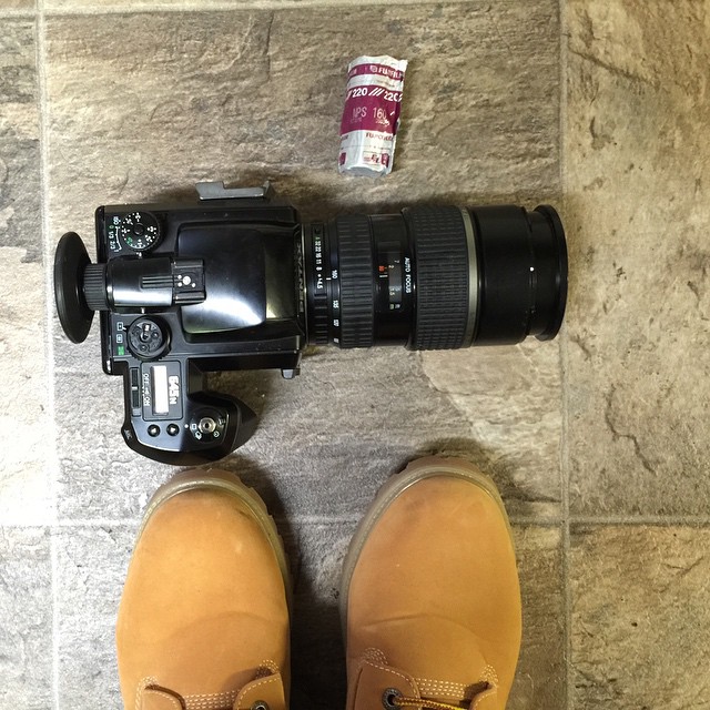 Taking a personal day to enjoy my new boots and a roll of 220 FujiFilm 160 NPS.  #filmrocks #filmcowboy #filmisnotdead #p645 #pentax #pentax645n #iheartfilm #boots #fujifilm #thefindlab #minsonweddings #friday #picoftheday #bestgreerazweddingphotographer