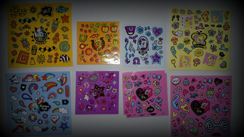Mippl Sticker MLP Pop Stickers | These come with the ponies and playsets a… | Flickr