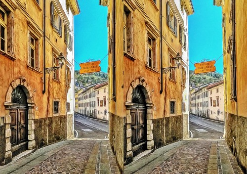 viadellaterra rovereto trentino italy 3d stereophotography stereoscopy