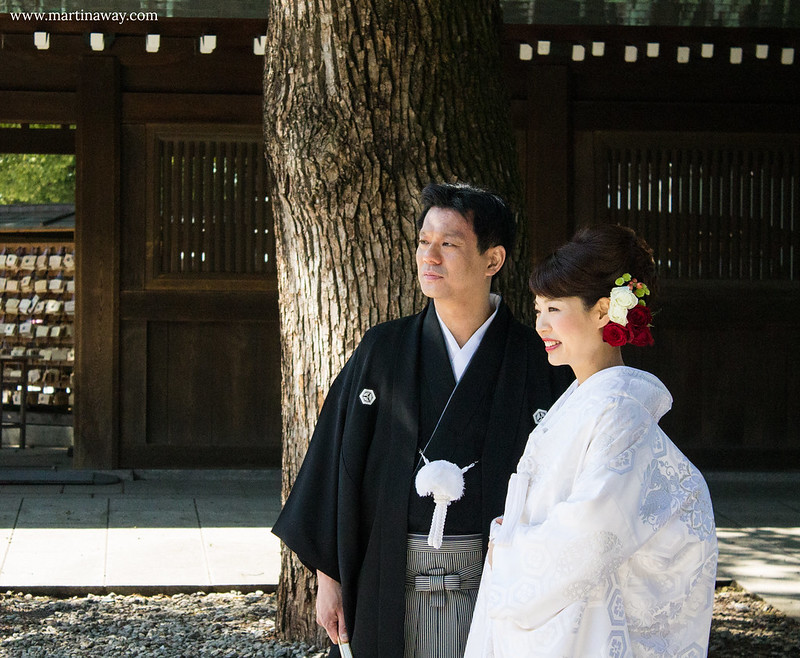 Matrimonio a Meiji-Jingu, viaggio in Giappone