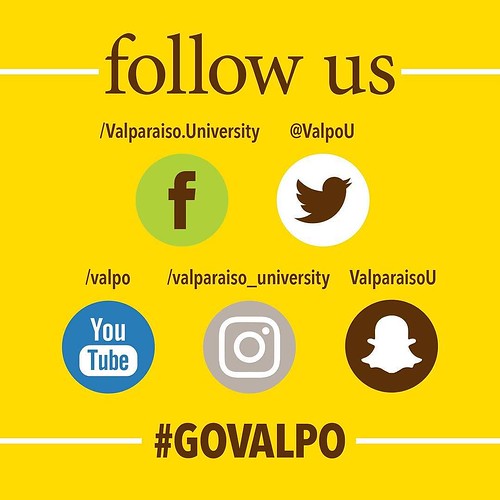 If you're seeing this, great! That means you follow us on Instagram and have an in on the best Valpo photos! But do you follow us on these other platforms? If not, you could be missing out! Give us a follow on all platforms today!