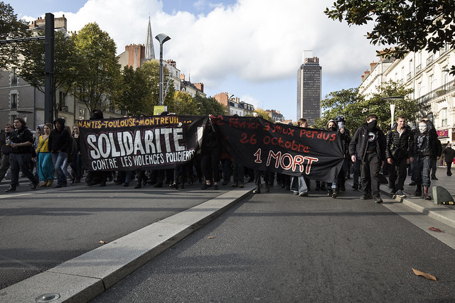 Nantes : Manifestation tendue ce 1er novembre.