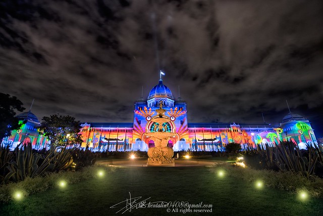 White Night Melbourn-Royal Exhibition Building (explored 22nd Feb 2017)