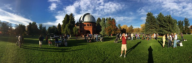 Eclipse Viewing at Chamberlin Observatory