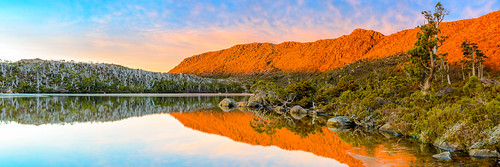 panorama sunrise nikon pano australia tasmania tas tassie d800 mtfield mtfieldnationalpark lakenewdegate danielwillans