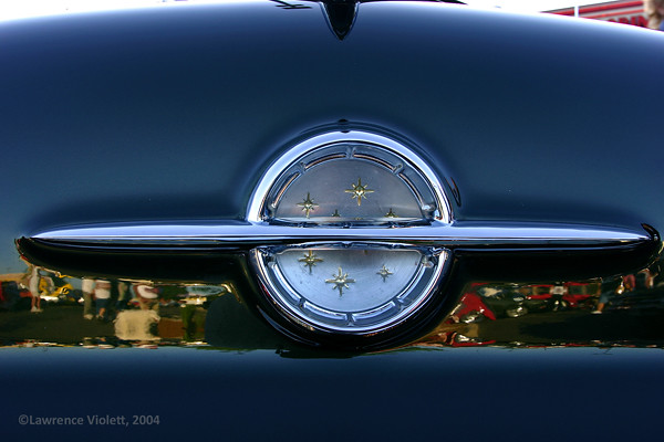 1956 Oldsmobile hood emblem