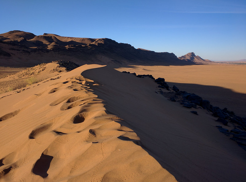 Extreme Environments - Sometimes the best photo you take is with your phone - Dunes just outside Zagora, Morocco