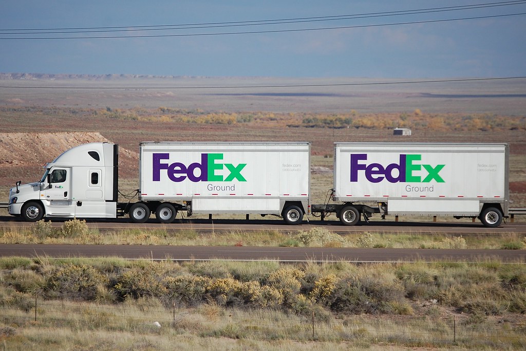 arizona, truck, transport, semi, fedex, carrier, fedexground, trucking, dou...