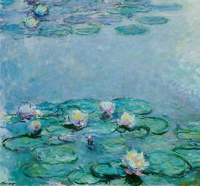 1914-17 Monet Waterlilies(private collection)(130 x 150 cm)