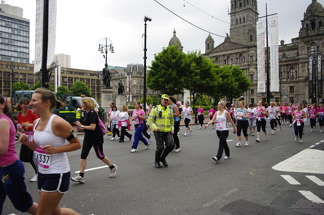 Race for life, Glasgow, June 2010