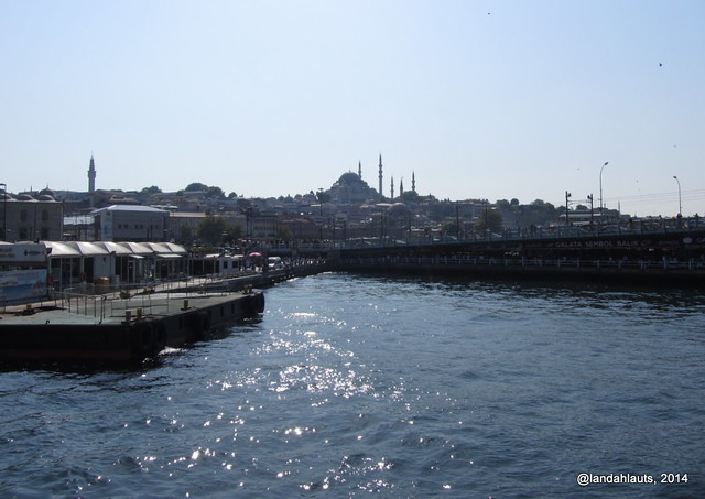 View of the Süleymaniye Camii (mosque) from the Golden Horn
