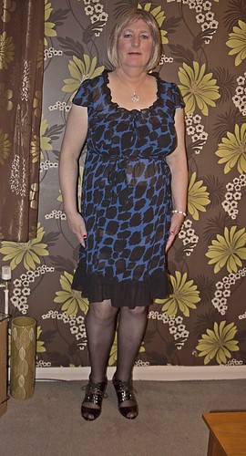 Blue Animal Print Tunic Dress 2017 | by Jenny Gloria Williams