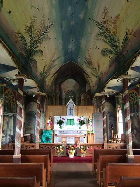 Painted Church - Interior Panorama