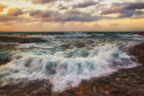 ... by Theophilos, sea sky nature clouds rocks waves crete rethymno κρήτη φύση σύννεφα κύματα θάλασσα βράχια ρέθυμνο ου