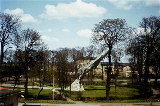 Poland / Zachodniopomorskie / Świdwin 1976 Plac Lotników