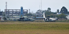 Antonov An-24s 'MM60204' and '3C-ZZA'
