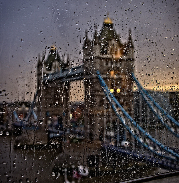 London. Rain. ...Again and again...