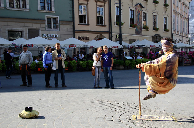 Kraków street performer - chosen by the Observer