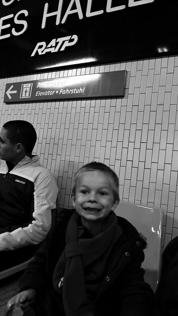Baptême du RER / first time Subway trip