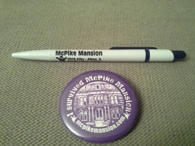 Complementary Pen & Button with the Tour