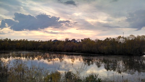 Reflections at sunset, ADA Hayden park Ames Iowa IMG_20141022_181143014_HDR by eddie.spaghetti, walking walk iowa hike ia ames 2014 amesiowa adahaydenpark adahayden photobyed autosync motorolaxcam