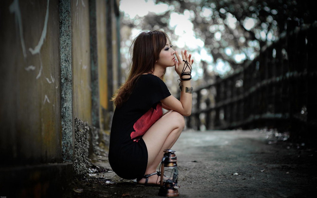 Sad Girl Alone in love HD Wallpaper | Check this wallpaper o… | Flickr